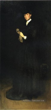  Rang Art - Arrangement en noir No 8Portrait de Mme Cassatt tonalisme peintre Joseph DeCamp